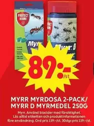 MYRR MYRDOSA 2-PACK/MYRR D MYRMEDEL