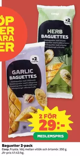 Coop - Baguettes 2-pack