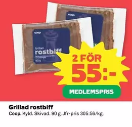 Coop - Grillad rostbiff