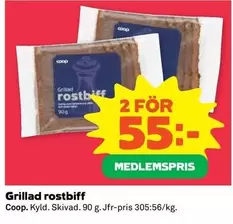 Coop - Grillad rostbiff