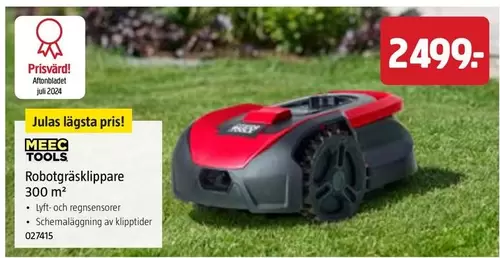 Meec Tools - Robotgräsklippare 300 m² 027415