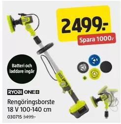 Rengöringsborste 18 V 100-140 cm 030715