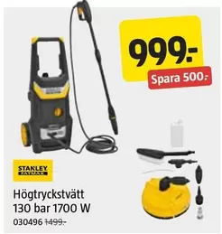 Stanley Fatmax - Högtryckstvätt 130 bar 1700 W