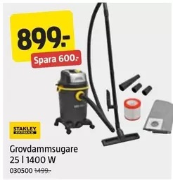 Stanley Fatmax - Grovdammsugare 25 l 1400 W