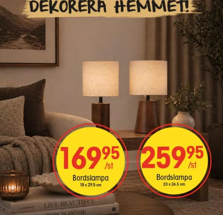 Bordslampa