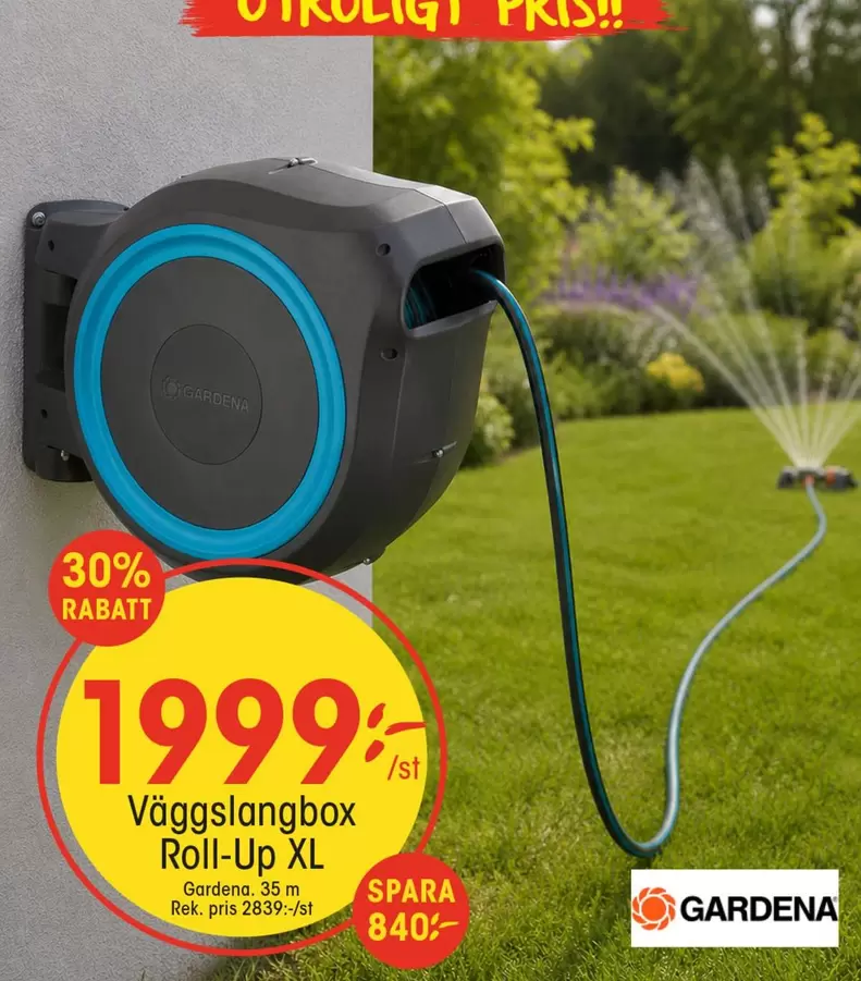 Gardena - Väggslangbox Roll-Up XL