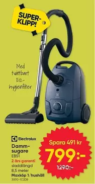 Electrolux - Dammsugare EBS1