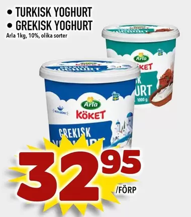 Arla - TURKISK YOGHURT GREKISK YOGHURT