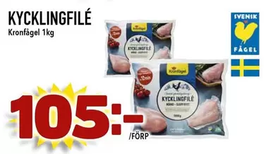 Kronfågel - KYCKLINGFILÉ