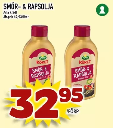 Arla - SMÖR- & RAPSOLJA
