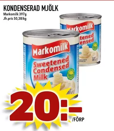 Kondenserad Mjölk