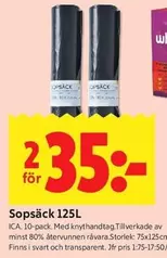 Sopsäck 125L