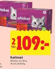 whiskas - Kattmat