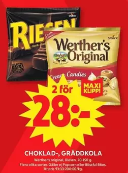 Riesen - Choklad, Gräddkola