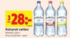 ramlösa - Kolsyrat vatten