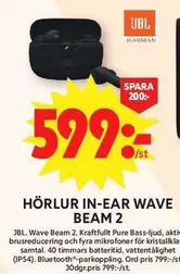 JBL - HÖRLUR IN-EAR WAVE BEAM 2