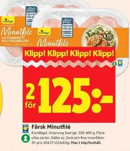Kronfågel - Minutfile