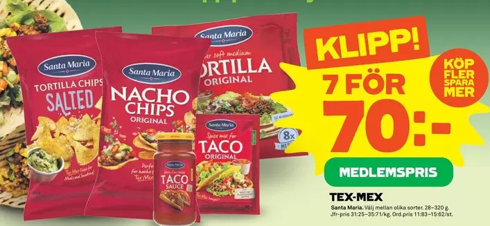 Santa Maria - Tortilla Chips, Nacho Chips, Taco Sauce