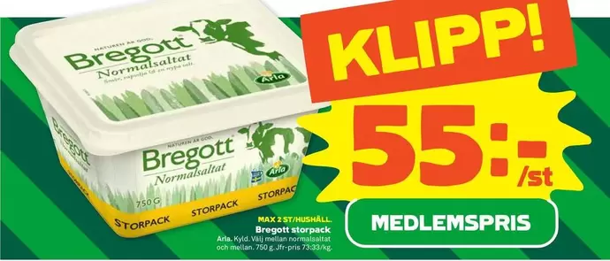Bregott -  smör