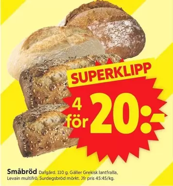 Dafgård - Småbröd