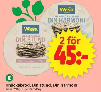 Wasa - Knäckebröd, Din stund, Din harmoni