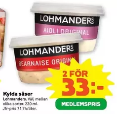 Lohmanders - Kylda såser