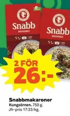 kungsörnen - Snabbmakaroner