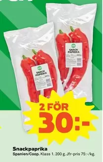 Coop - Snackpaprika