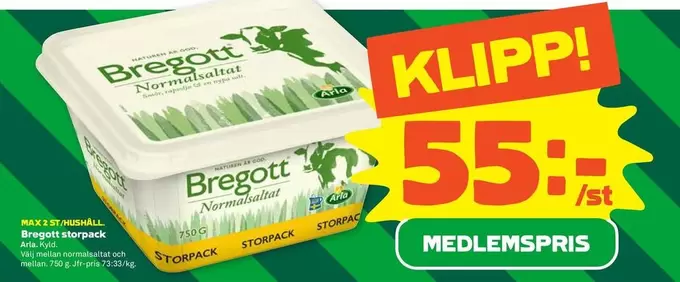 Bregott -  storpack