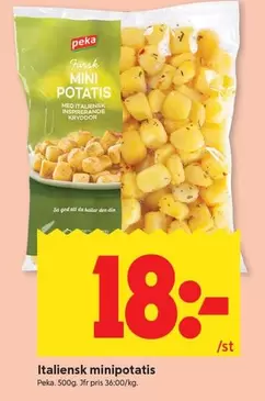 Peka - Italiensk minipotatis