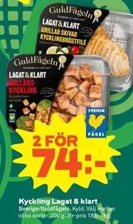 Guldfågeln - Kyckling Lagat & Klart