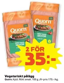 Quorn - Vegetariskt pålägg