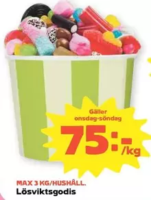 Lösviktsgodis