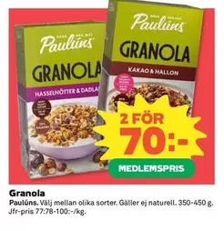 Paulins - Granola