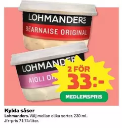 Lohmanders - Kylda såser
