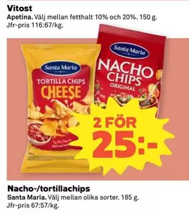 Santa Maria - Nacho-/tortillachips
