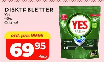 Yes - Disktabletter