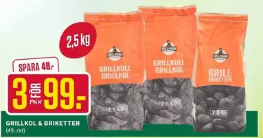 Grillkol & Briketter
