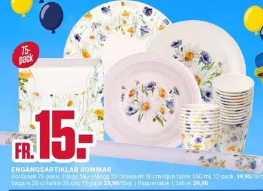 Engangssartikler Sommer