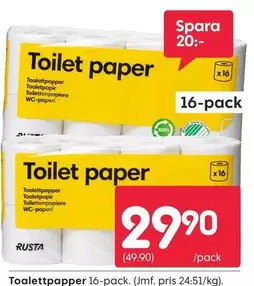 Toilet paper