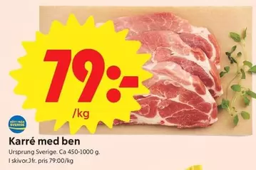 Karré med ben
