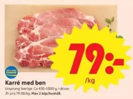 Karré med ben
