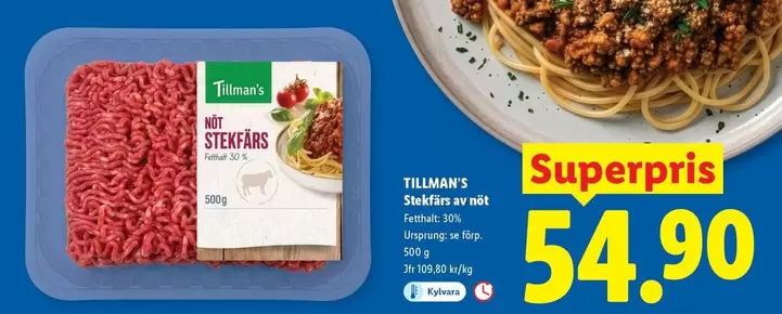 Nöt stekfärs