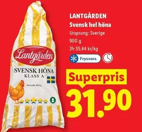 lantgården - Svensk hel höna
