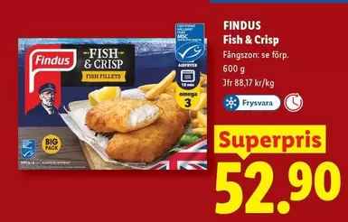 Findus - Fish & Crisp Fish Fillets