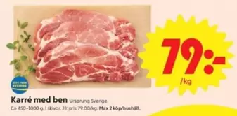 Karré med ben