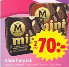 magnum - Magnum Mini Classic Almond White Chocolate