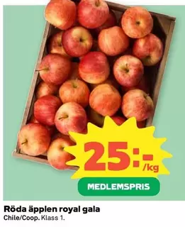 Coop - Röda äpplen royal gala