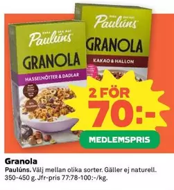 Paulins - Granola
