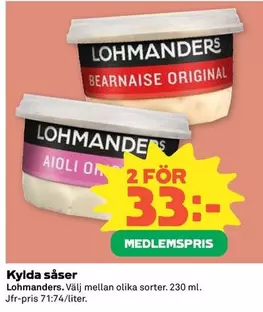 Lohmanders - Kylda såser